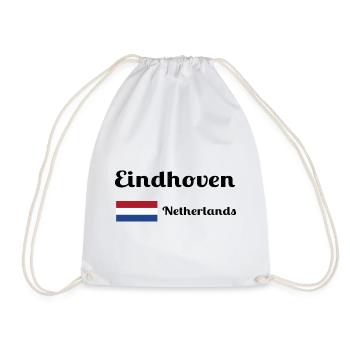 Eindhoven Netherlands- Stylish prints - Drawstring Bag - white - Front