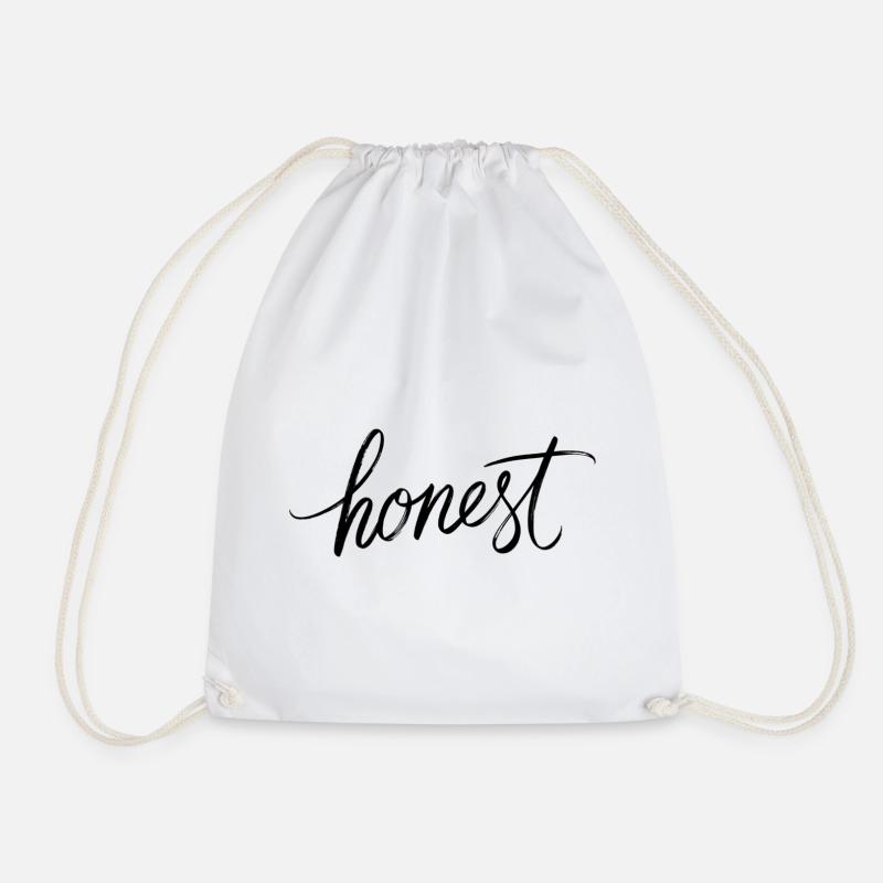 honest - Turnbeutel - Weiß