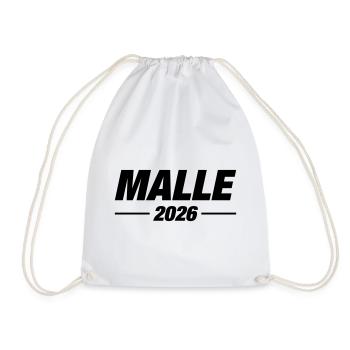 Malle 2026 Holiday - Drawstring Bag - white - Front