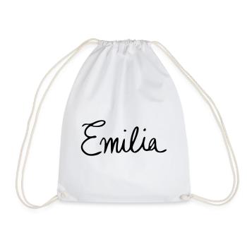 Emilia - Drawstring Bag - white - Front