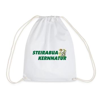 Steirabua mit ana Kernnatur Steiermark Geschenk - Turnbeutel - Weiß - Vorne