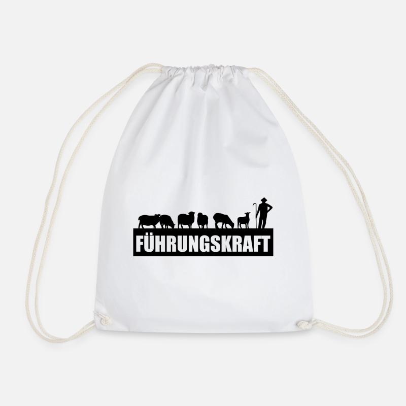 Führungskraft Schafe Geschenk Bauer Schäfer - Turnbeutel - Weiß