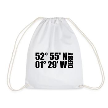 Coordonnées du derby - Sac de sport léger - blanc - Devant