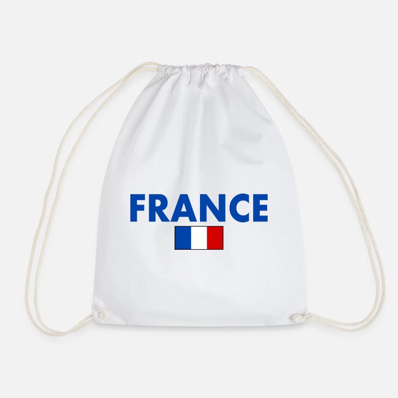 Frankreich - Turnbeutel - Weiß