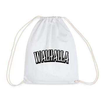 walhalla viking wikinger shirt - Turnbeutel - Weiß - Vorne