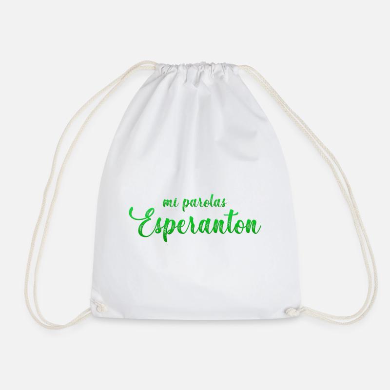 Mes parolas d’Espéranton - Sac de sport léger - blanc