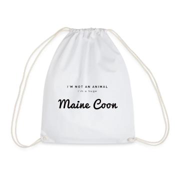 I'm not an animal - Maine Coon - Pacifico style - Sac de sport léger - blanc - Devant