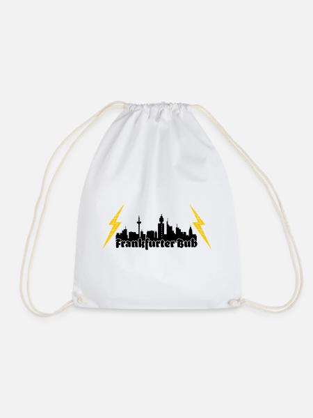 Frankfurter Bub ffm skyline - Turnbeutel - Weiß