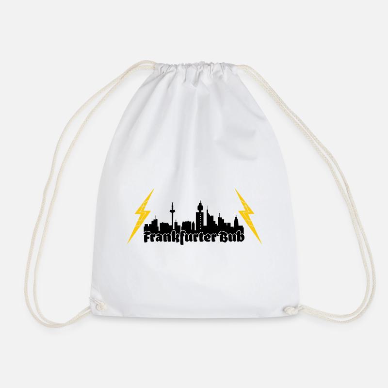 Frankfurter Bub ffm skyline - Turnbeutel - Weiß