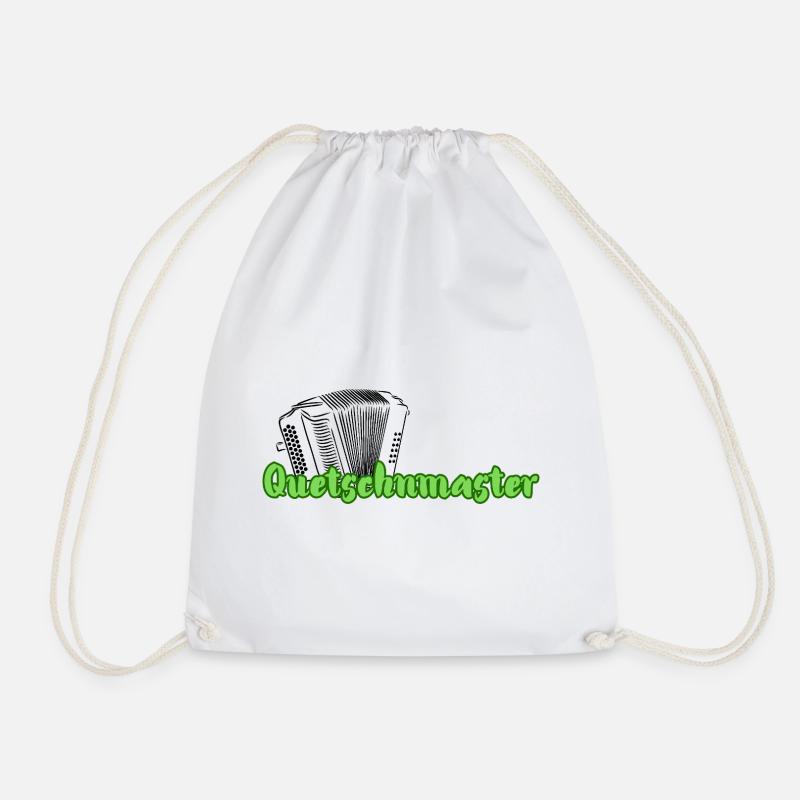 Squeezebox Master - Drawstring Bag - white