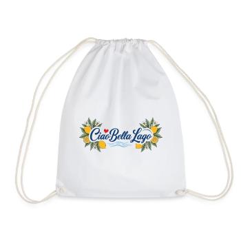 Ciao Bella Lago Motif Citron Vagues - Sac de sport léger - blanc - Devant