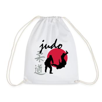 judo - Drawstring Bag - white - Front