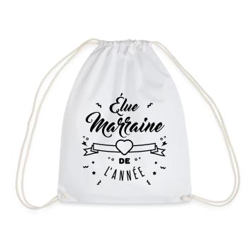 élue marraine de l'année - Sac de sport léger - blanc - Devant