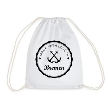 Brême - Sac de sport léger - blanc - Devant