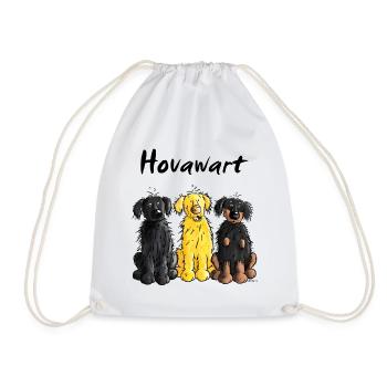 Hovawart - Hovi - Hund - Turnbeutel - Weiß - Vorne