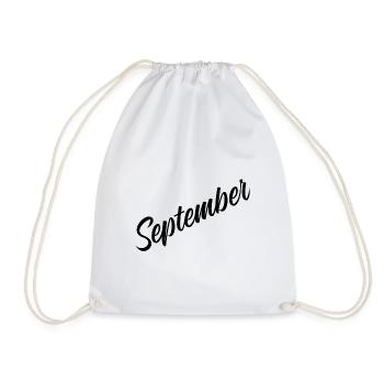 September - Turnbeutel - Weiß - Vorne