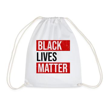 Black Lives Matter - Turnbeutel - Weiß - Vorne