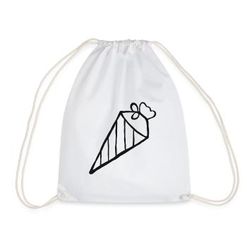 Sac d'école école début sac de sucre scolaire - Sac de sport léger - blanc - Devant