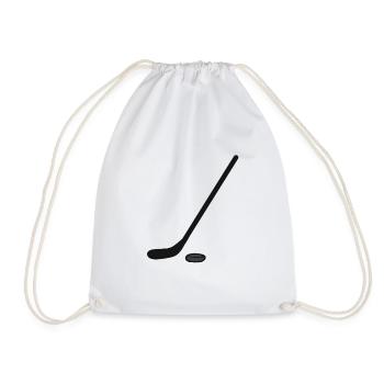 Sports d’hiver Ice Hockey cadeau Sport Hockey hockey - Sac de sport léger - blanc - Devant
