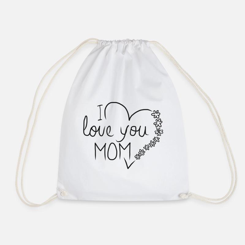 Mama Liebe Mutter Baby Muttertag mom mum Geschenk - Turnbeutel - Weiß