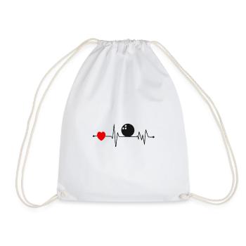 Quilles bowling ekg boule de bowling quilles sport - Sac de sport léger - blanc - Devant