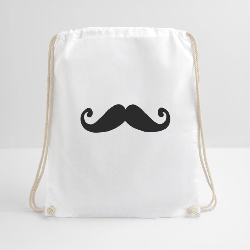 Schnauzer Bart style Schnurrbart Geschenk beard Turnbeutel