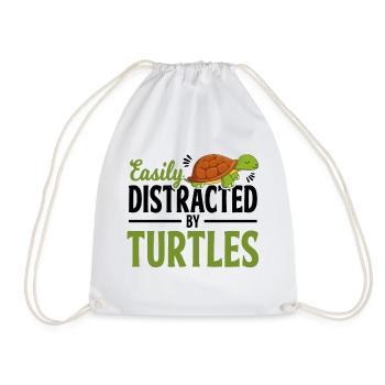 Turtle And Turtle - Drawstring Bag - white - Front