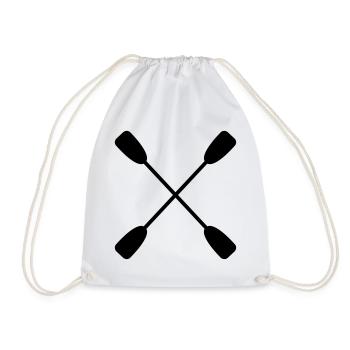 paddle - Drawstring Bag - white - Front