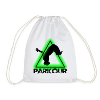 Parkour - Drawstring Bag - white - Front