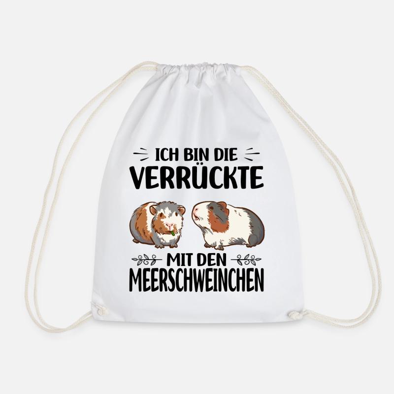 Meerschwein - Turnbeutel - Weiß