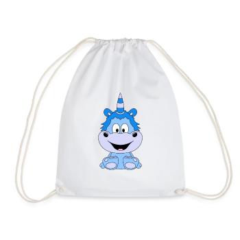 EINHORN - UNICORN - KIND - BABY - Turnbeutel - Weiß - Vorne