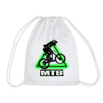 MTB Bike - Turnbeutel - Weiß - Vorne