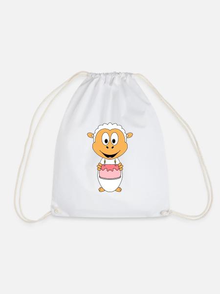 SCHAF - GEBURTSTAG - TIER - KIND - BABY - Turnbeutel - Weiß