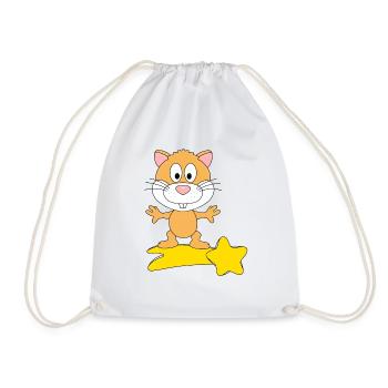 HAMSTER - STERNSCHNUPPE - TIER - KIND - BABY - Turnbeutel - Weiß - Vorne
