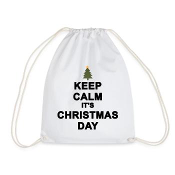 keep calm christmas - Sac de sport léger - blanc - Devant