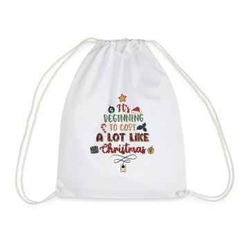 Joyeux Noël, Noël, vacances, jours fériés - Sac de sport léger - blanc - Devant