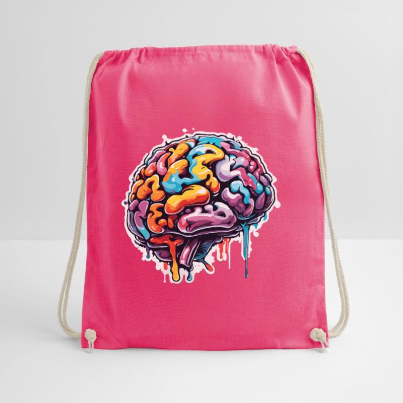 Brain / Knowledge / Intelligence / Smart / Thinking Drawstring Bag