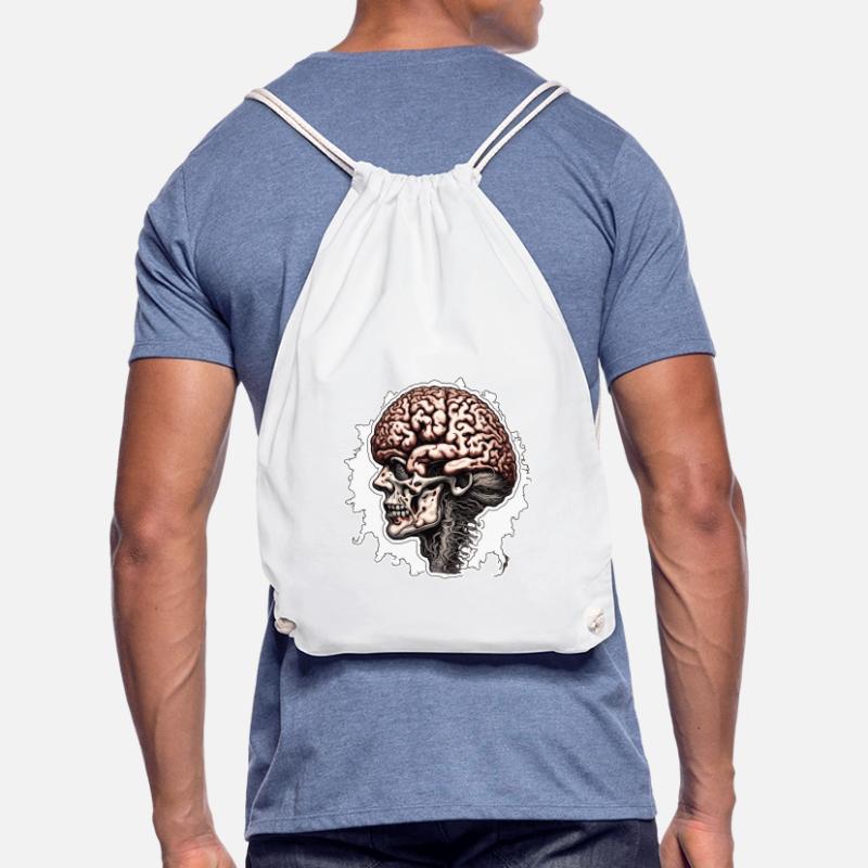 Brain / Knowledge / Intelligence / Clever / Thinking Drawstring Bag