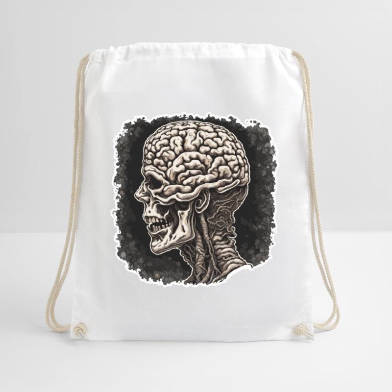 Brain / Knowledge / Intelligence / Clever / Thinking Drawstring Bag