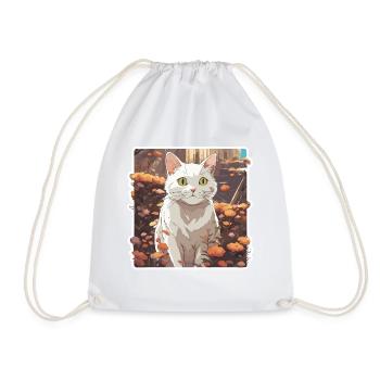 Anime / Bande dessinée / Japonais / Dessin animé / Dessin animé - Sac de sport léger - blanc - Devant