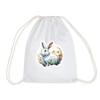 Anime / Bande dessinée / Japonais / Animation / Dessin animé - Sac de sport léger - blanc - Devant