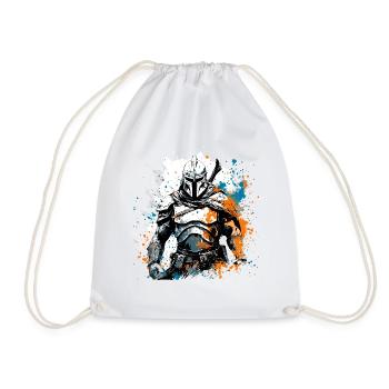 Spartiate / Guerrier / Combattant / Ancien / Sparte - Sac de sport léger - blanc - Devant