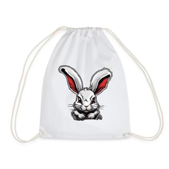 Easter Bunny / Easter / Eggs / Holidays / Easter - Drawstring Bag - white - Front