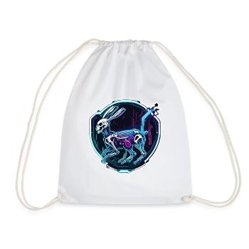 Easter Bunny / Easter / Eggs / Holidays / Easter - Drawstring Bag - white - Front