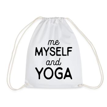 Yoga - Sac de sport léger - blanc - Devant
