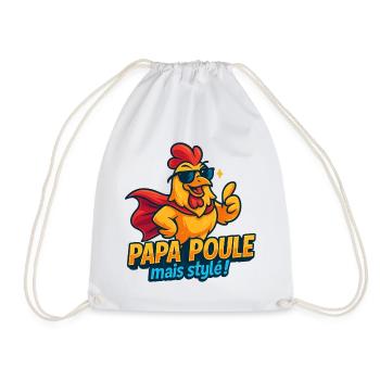 Poulet Style Mode Chic - Sac de sport léger - blanc - Devant