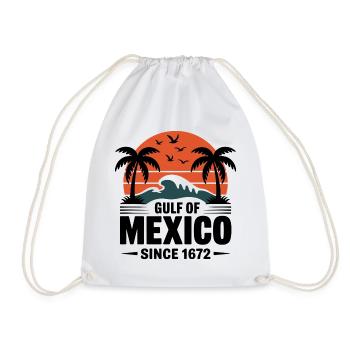 Gulf of Mexico Since 1672 Retro Beach Vibes - Turnbeutel - Weiß - Vorne