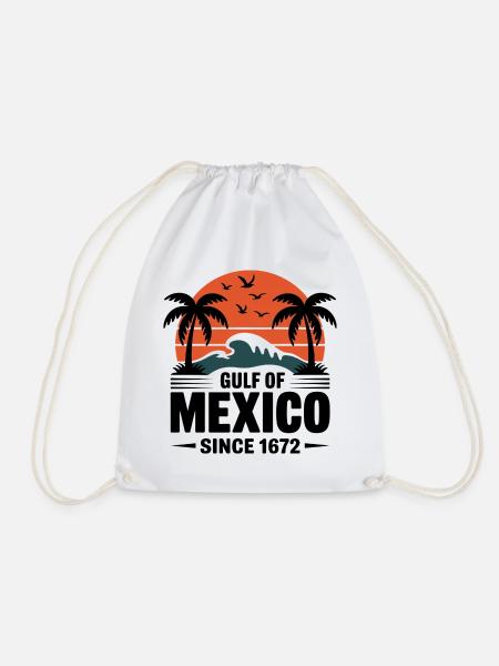 Gulf of Mexico Since 1672 Retro Beach Vibes - Turnbeutel - Weiß