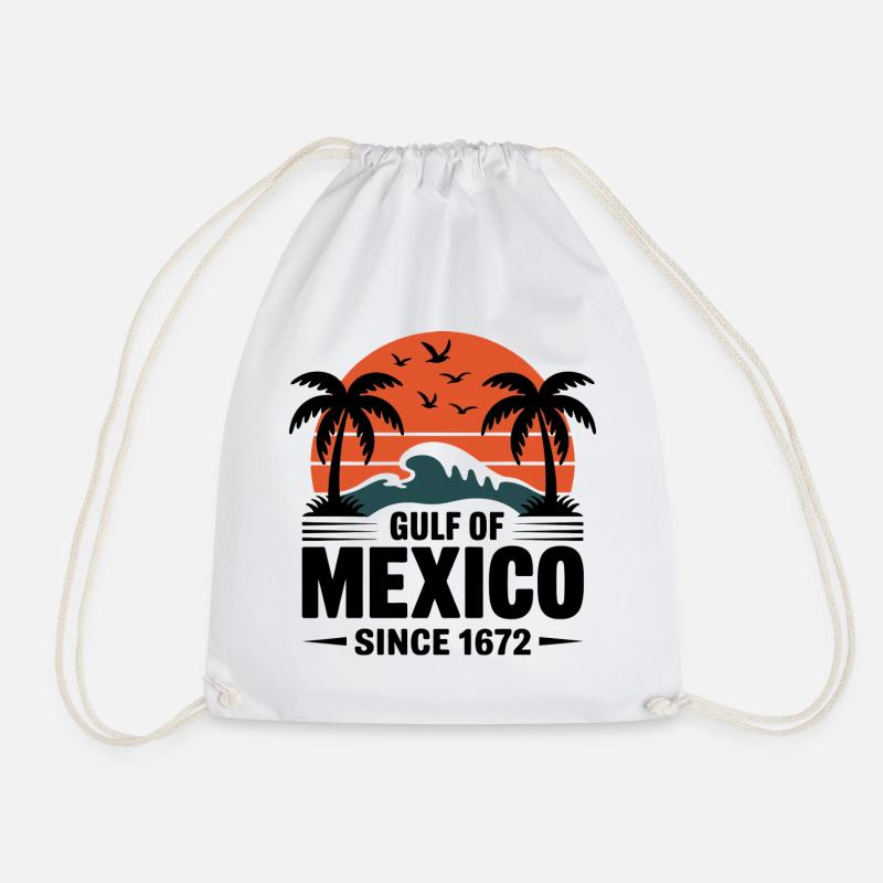 Gulf of Mexico Since 1672 Retro Beach Vibes - Turnbeutel - Weiß