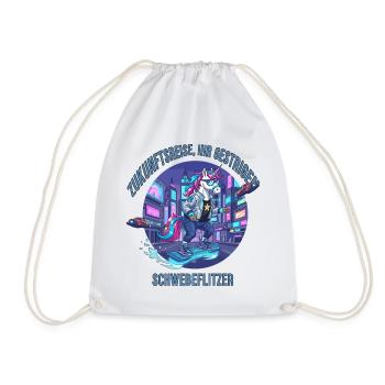 Unicorn of the future - Drawstring Bag - white - Front